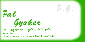pal gyoker business card